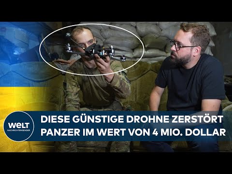 UKRAINE-KRIEG: Reporter besucht Drohneneinheit an der Front bei Bachmut