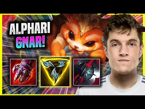ALPHARI IS A BEAST WITH GNAR! - TL Alphari Plays Gnar Top vs Aatrox! | Season 2022