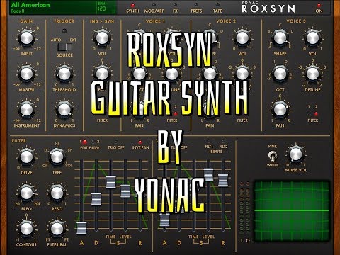 ROXSYN - AUv3 Polyphonic Guitar Synthesizer - iPad Demo - Live Stream