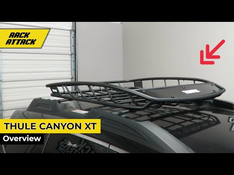 Subaru Outback with Thule Canyon XT Rooftop Cargo Basket Overview