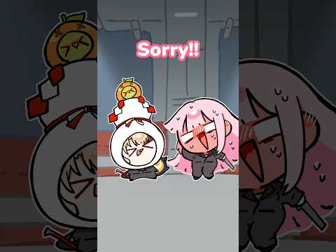 when Mori’s afk, gigi will play… #shorts #animation #hololive #anime #gigimurin #vtuber #envtuber