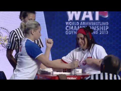 Disabled 70kg ladies left hand 2nd final - Worlds 2013
