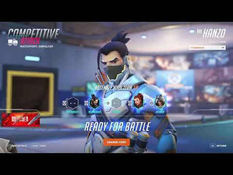 Surefour HANZO COMPETITIVE Gameplay! [ OVERWATCH VOD Replays ]