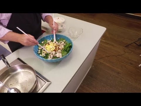 Making Wilted Spinach Salad