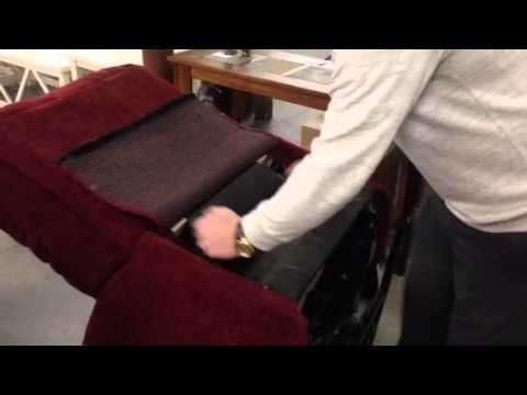 Part of a video titled Move reclining furniture quick and easy - YouTube