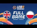 Group Phase Great Britain V Poland Full Basketball Game FIBA U18 EuroBasket 2025 Division B