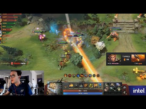 Miracle gives a respect tip to zyzz phoenix