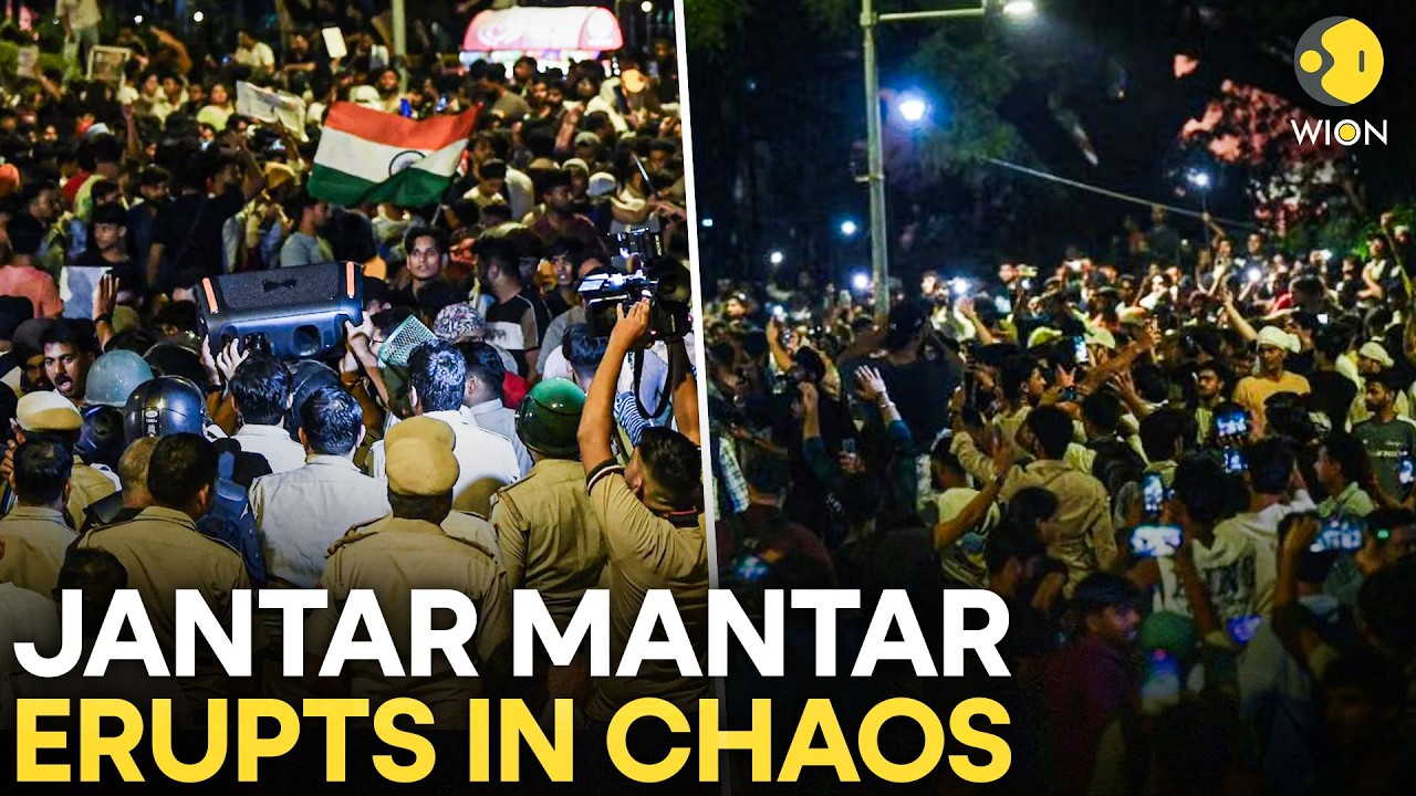 LIVE: Jantar Mantar CLASHES Erupt As Anti-Reservation Protest Intensifies In Delhi | PROTEST LIVE
