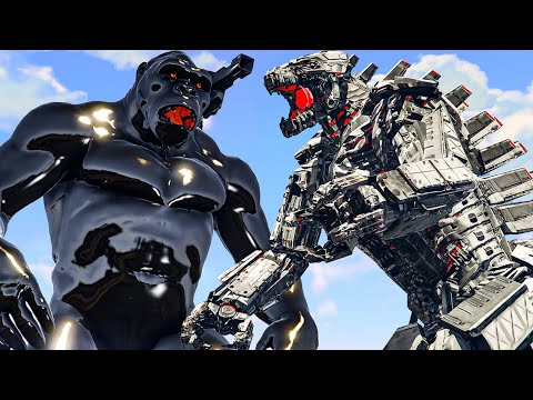 Metal Kong Vs Mechagodzilla - Epic Battle