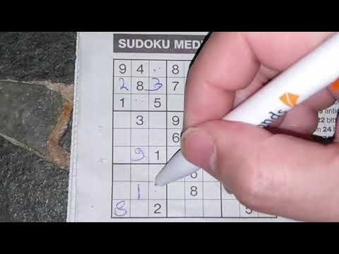 Isolated at home with one regular sudoku. (#565) Medium Sudoku puzzle. 04-14-2020