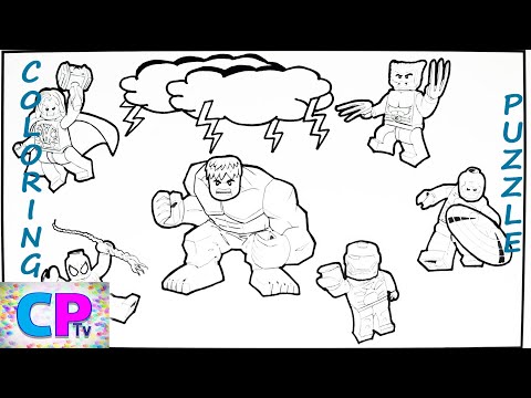 Avengers Super Speed Coloring Pages, Superheroes Coloring,Thor,Wolverine,Spiderman,Hulk, NCS Music