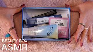 ASMR Beauty Box Unboxing Blissim (🎧 soft spoken/whisper, tapping, scratching)