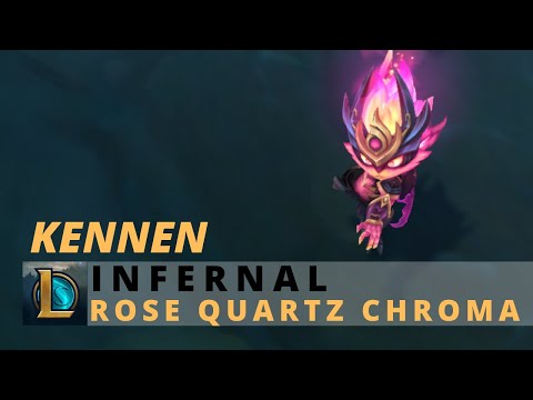 Infernal Kennen Rose Quartz Chroma - League Of Legends