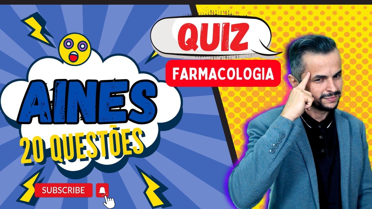 #QUIZ - RESOLVA AS QUESTÕES DE FARMACOLOGIA DOS AINES