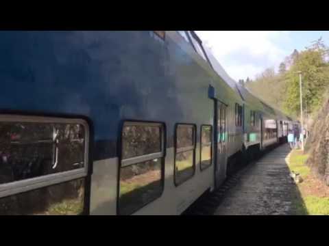 Rozjezd Bardotky ze stanice Petrov u Prahy