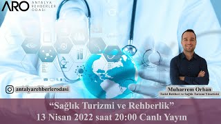 Sayın Muharrem ORHAN ile "Sağlık Turizmi ve Rehberlik" başlıklı söyleşimizin vid