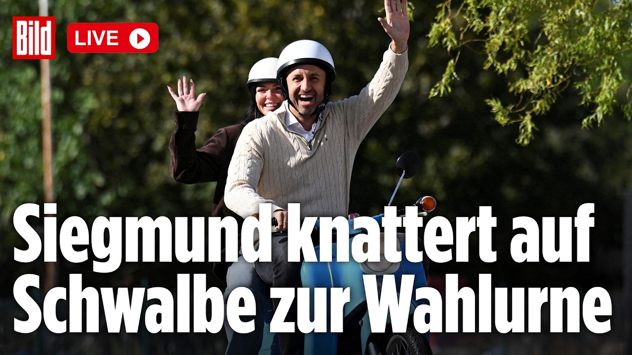 🔴 Wahlen in Sachsen-Anhalt: Hier gibt AfD-Spitzenkandidat Siegmund seine Stimme ab