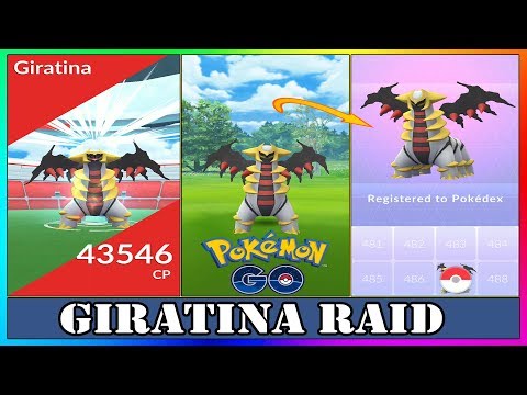 GIRATINA RAID CATCH IN POKEMON GO | NEW LEGENDARY RAID BOSS | POKEMON GO !!!