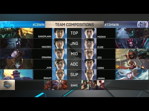 C9 vs TSM Highlights - CLOUD9 vs TEAM SOLOMID Game 3 NA LCS Playoffs - SPRING 2016 Quarterfinal #1