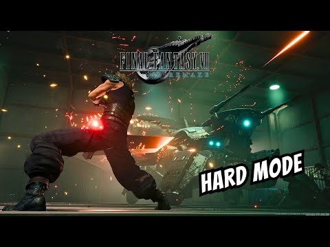 FINAL FANTASY 7 Remake | Crab Warden Boss | Hard Mode 4K