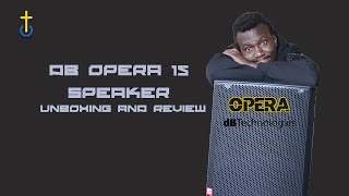 Video thumbnail for dB Technologies Opera 15 2 Way Active Speaker || Unboxing and Review #Audioproduction #Livesound by Techno Churchy