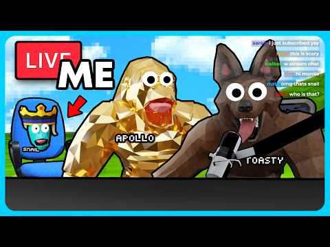 I Secretly Hid in Animal Company LIVESTREAMS