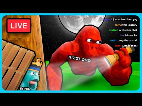 I Secretly Hid in Animal Company LIVESTREAMS