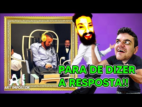 ATÉ NESSE JOGO O GABS É BURRO!! - AI Art Impostor c/ Guinas, Coelho, Juh, Spok, Foxy e Kerb