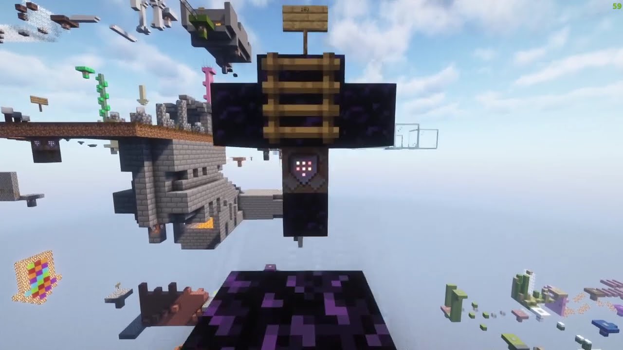 Minecraft Parkour with no copyright background music