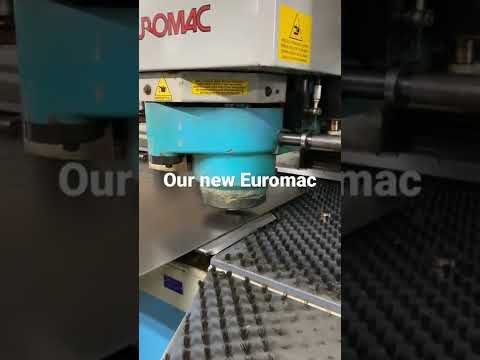 Euromac CNC Turret Punching Press at Ferrier Wire - Watch Video