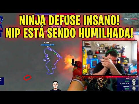 GAULES APLAUDE NINJA DEFUSE DE KOSOVO! NIP VS BAD NEWS EAGLES!