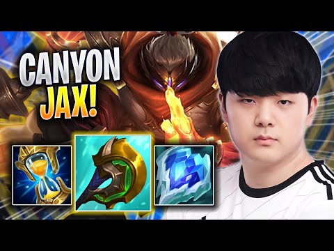 CANYON IS A MONSTER WITH JAX! - DK Canyon Plays Jax JUNGLE vs Graves! | Season 2023