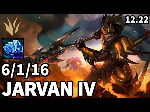 Jarvan IV Jungle vs Lee Sin - EUW Master | Patch 12.22