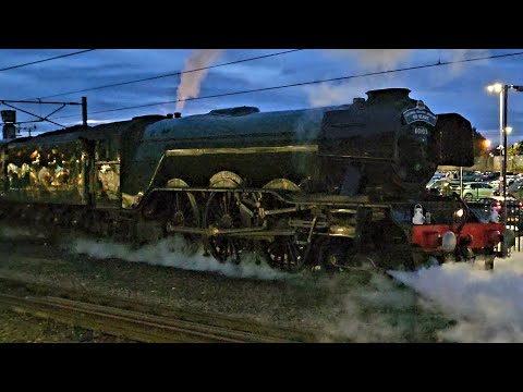 Flying Scotsman 60103+DB 67007 At York From York To Newcastle Leaving York At 133 Minutes late 