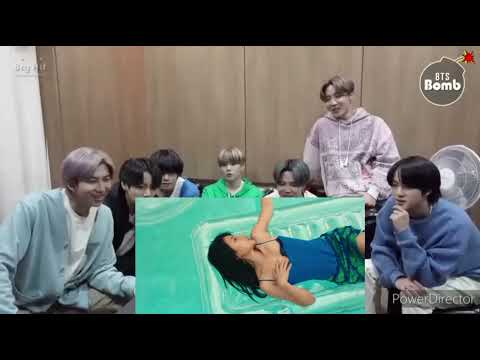 BTS reaction to BIBI & Becky G - Amigos official music video