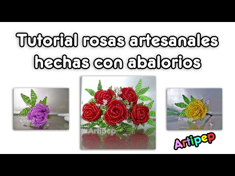 Rosas de abalorios: crea flores artesanales personalizadas