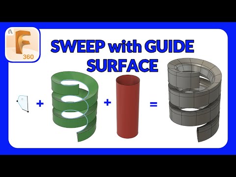 Surface Mastery Part 4 - Swept Guide Surface | How to use Sweep Guide Surfaces to Drive Shapes