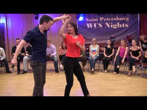Semion Ovsiannikov & Olga Usmanova Saint Petersburg WCS Nights 2017 JnJ All Star 1st