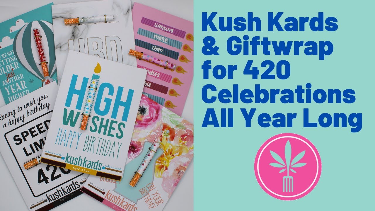 Cannabis Greeting Cards and Gift Wraps from Kush Kards
