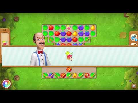 Gardenscapes level 43 No Boosters - 18 Moves 🌱 Gameplay Walkthrough (Android, iOS) Playrix
