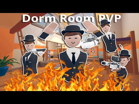 Dorm Room PVP is crazy! (Rec Room)
