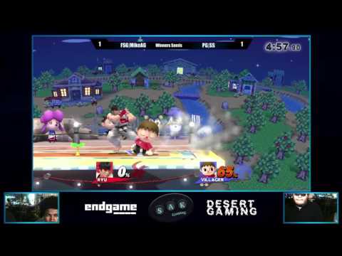 SL28 Winners Semis - FSG|MikeAG (Ryu) vs PG|SS (Ness/Villager)