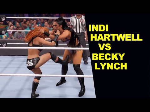 WWE 2K22 Indi Hartwell vs Becky Lynch - Extreme Rules