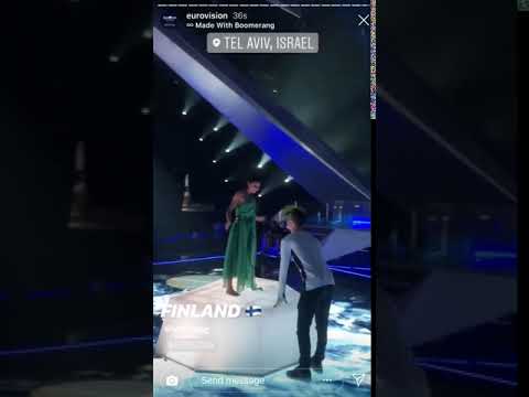 Darude ft. Sebastian Rejman ‘Look Away’ | First Rehearsal at Eurovision 2019 | Finland