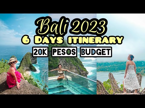 BALI GUIDE 🇮🇩  6 DAYS ITINERARY WITHIN ₱20000 BUDGET (ALL IN EXPENSES)