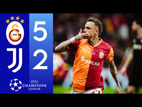 Galatasaray - Juventus 5-2 Maç Özeti | Noa Lang 2 Golü •  Sara & Sánchez Golü