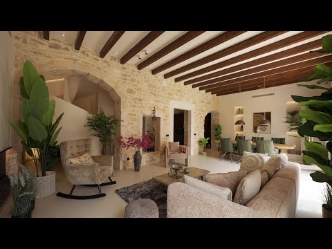 Elegant townhouse with rooftop terrace and pool in Santanyí - Mallorca