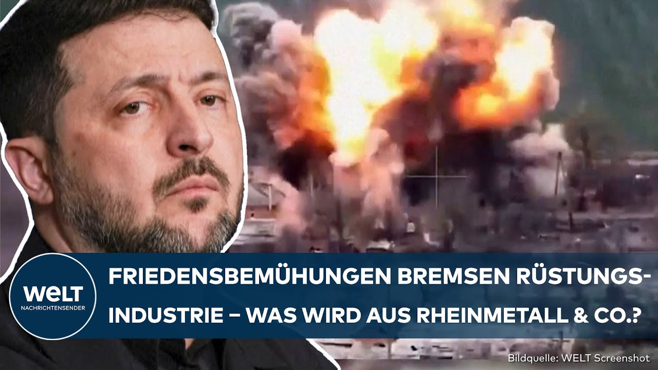 UKRAINE-KRIEG: Hoffnung auf Frieden bremst Rüstungssektor – Was wird aus Rheinmetall & Co.?