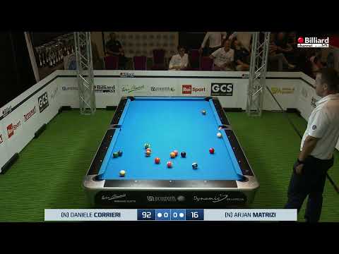 Corrieri Daniele VS Matrizi Arjan - Campionati Italiani 2021/2022 Pool - Quinto di Treviso