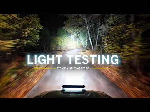 LIGHT TESTING – DARK KNIGHT IDENTITY 20"– STRANDS LIGHTING DIVISION